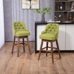 ZUN COOLMORE Bar Stools Set of 2 Counter Height Chairs with Footrest for Kitchen, Dining Room And 360 W395P145295