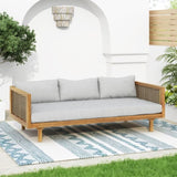 3 SEATER DAYBED WITH RATTAN ARMS 31991891