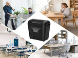 12-Sheet Paper Shredder for Home, Quiet Cross Cut Shredders, P-4 Ultra Security, 4.5 Gal Bin, Shred 95940306