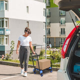 150kg 2-in-1 luggage trolley blue 18400757