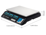 ACS-30 40kg/5g Digital Price Computing Scale for Vegetable US Plug Silver & Black 67654270