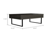 Westover Rectangle Lift Top Coffee Table Carbon Espresso and Onyx B06280167
