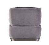 Antique Slate and Grey Accent Chair B062P209152