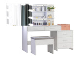 Particleboard Triamine Veneer 5 Pumps 2 Shelves Mirror Cabinet Three Dimming 19376739