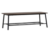 6-Piece Modern Dining Set for Home, Kitchen, Dining Room with Storage Racks, Rectangular Table, 35625029
