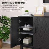 Modern style buffet cabinet, Storage side cabinet buffet cabinet, Medieval modern multifunctional W1706P235656