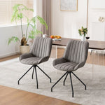 ZUN Dining Room Chairs, Kitchen Chairs, Upholstered Chairs, Living Room Chairs, Armrest, metal Legs, Set W1361P262491