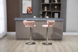 ZUN COOLMORE Swivel Bar Stools Set of 2 Adjustable Counter Height Chairs with Footrest for Kitchen, W153991576