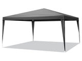 10'x10' Gazebo Waterproof Outdoor Canopy Patio Tent Party Tent for Wedding BBQ Cater, Black 00451964