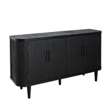 ZUN Accent Storage Cabinet, Modern Accent Buffet Cabinet Adjustable Shelves, Freestanding Sideboard W2729P202565