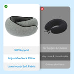 ZUN Travel Pillows for Airplanes Memory Foam Neck Pillow 68684990