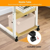 C Side Table Laptop Table Small Slim Snack Side Table for Couch Bed Sofa for Small Spaces Living 26229631