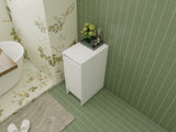 12" Freestanding Bathroom Storage Cabinets,Soft Close Doors,Floor Mounting Design, W999P251808