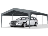 12X20FT Carport Car Port Canopy Grey without Sidewalls 70083042