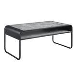Raziela Concrete Gray & Black Finish Coffee Table B2726P265759