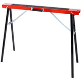 Saw Horses 2 Pack, Folding Portable Work Horse with Fast Open Legs, Convenient Handle, Heavy Duty 00761736