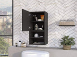 Black Wengue 2-Shelf Medicine Cabinet B06280750