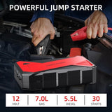ZUN DBPOWER 1000A Portable Car Jump Starter , 12V Lithium-Ion Auto 81794831