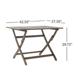 ZUN POSITANO 43.5'' FOLDABLE TABLE 59327.00GRY