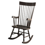 ZUN Black Spindle Back Rocking Chair B062P186523