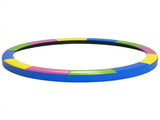 14FT Multi-Color Trampoline Safety Pad Spring Cover Replacement, No Pole Holes, All Weather, for 48378182