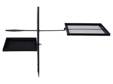Swivel Campfire Skillet Combo, Portable Heavy Duty Camping Grate with Height Adjustable 03395667