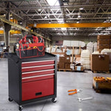 Four drawer rollingbox, cart with 4 wheels and drawers, large capacity detachable mobile W3267P309443