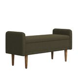Teddy velvet storage stool, ,with storage space, suitable for apartments, living rooms and W487P205944