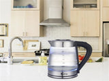 HD-250 110V 1200W 2.5L Electric Kettle with Blue Glass 26397150