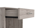 Nightstand 21"H, One Drawer, Low Shelf, Superior Top, Light Gray B097132928