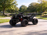 12V Ride on ATV, 4 Wheeler Kids with Dual Motors, Soft Start, Battery Display, Music & Lights, 05359225