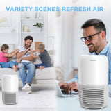 ZUN Air Purifiers for Home Large Room up to 1120sq.ft, H13 True HEPA Air Purifiers for Pets Hair, 89721342