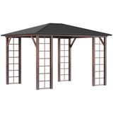 Gazebo with Galvanized Steel Roof 98874966