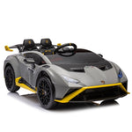 ZUN Lamborghini Huracan Sto 24V Kids Electric Ride-On Drift Car: Speeds 1.86-5.59 MPH, Ages 3-8, Foam W1396P155005