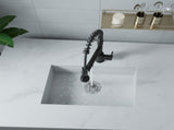 Kitchen Faucet with Pull Down Sprayer, Touch On Single Handle 2- Function Stainless Steel Spring 11278760