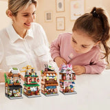 Building Blocks Set of 4, Kids Mini Building Block Kit, 1608Pcs Japan House Building Set Gift for 63330931