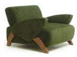 Lounge chair, accent chair, 28.15-inch Velvet Fabric Decorative Sofa, with Four Birch Legs, Suitable W2901P463303