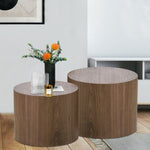 ZUN MDF with ash/oak/walnut veneer sidetable/coffee table/end table/ottoman W87639977