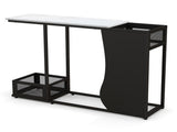 43.5 Inch Versatile Waterproof Console Table, Easy-Assemble Sofa Side Table for Photo Frame & Plant 77701742