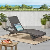 SALEM PE WICKER CHAISE LOUNGE 52005.00GRY