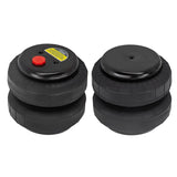 4x Air Suspension Spring Bags 2500lb Fit For Heavy Duty 1/2"NPT 3/8"-16UNC 51297309