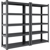 72"H 5 Tier Metal Shelves for Storage Shelving 2000LBS Heavy Duty Storage Shelves Adjustable 45922035