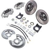 Power Disc Brake Conversion Kit Front for Ford Mustang 1964 1965 1966 1967 V-8 Drum Brake Spindles 50530408
