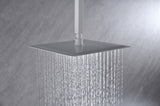 High Pressure Rain Shower Head, Ultra-Thin Showerhead 304 Stainless Steel Waterfall Shower with W928123459