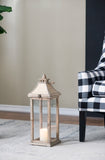Wooden Candle Lantern Decorative, Hurricane Lantern Holder Decor for Indoor Outdoor, Home Garden W2078131625