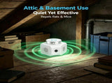 Indoor Ultrasonic Electronic Device, Dual Ultrasonic Speakers with 2235KHz & 25KHz Frequency, 4 88646079