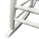 BALCONY PORCH ADULT ROCKING CHAIR - WHITE W49540381
