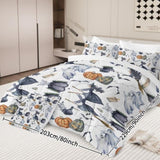 8PCS Halloween Comforter Set, Witch Pattern Bed in A Bag Bedding -1 Comforter, 2 Pillow Shams, 1 20098712