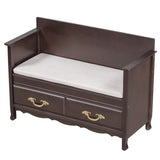 TREXM Shoe Bench with Removable Cushion, Entryway Bench with Hidden Storage for Entrance and Living N715P198567L