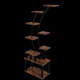 Plant Stand indoor 9-Tiered , 63.6" Tall Plant Stand with 5 Grow Lights, Adjustable Lighting Modes W2887P288504